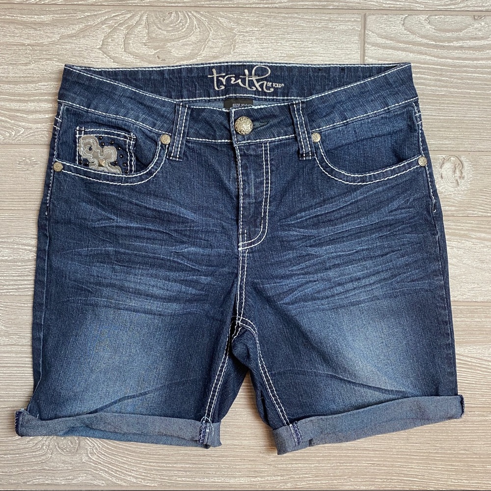 💙 Truth be Told Jean Shorts 10